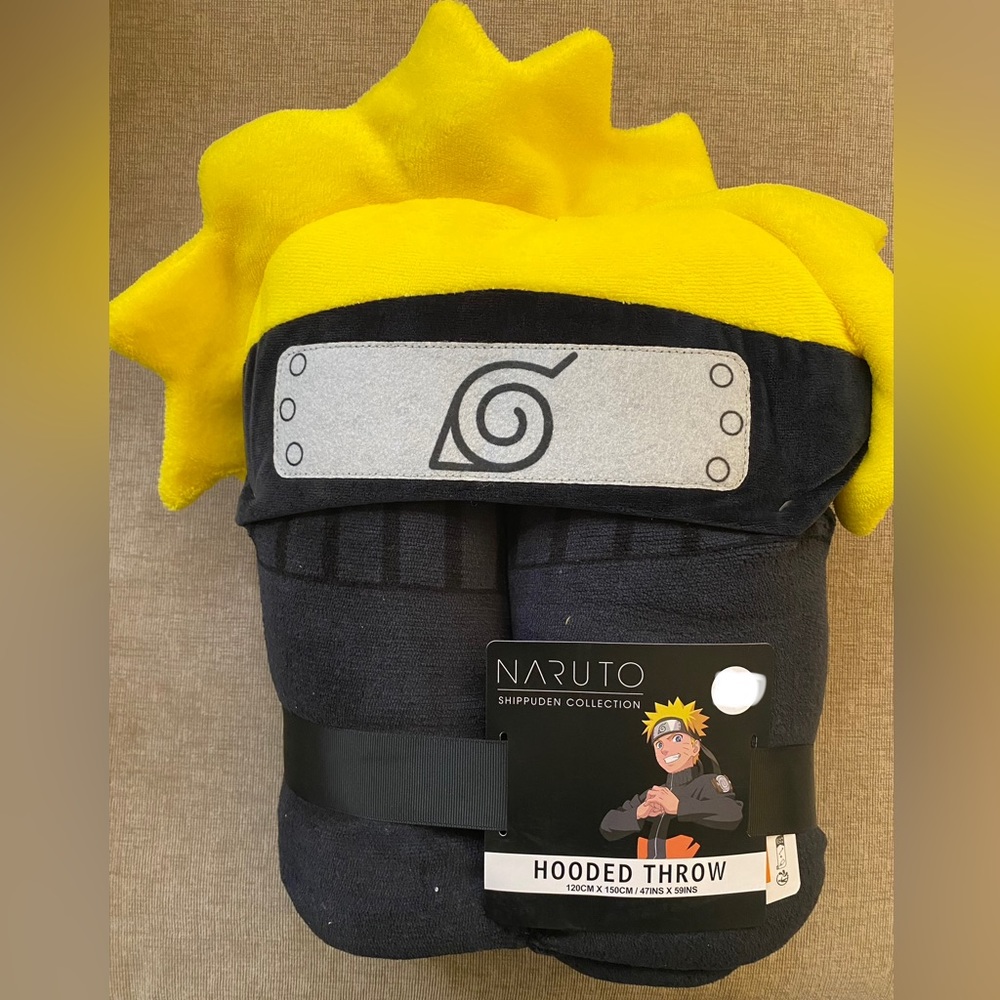 Naruto Hooded Throw Blanket